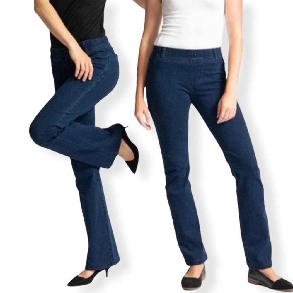 NWT Betabrand Dress Pant Yoga Jeans in Dark Indigo Blue Sz XS